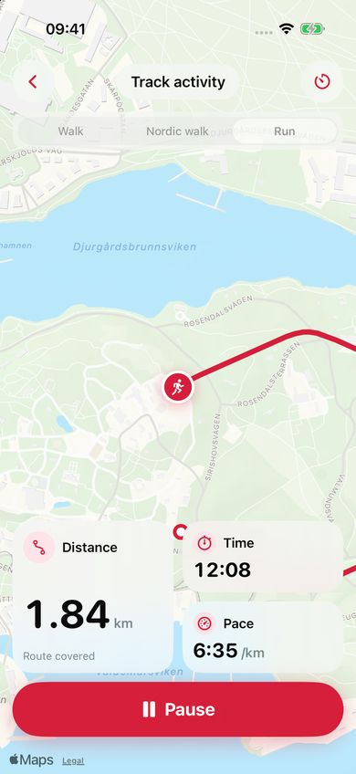 Carte de marche et de course PETRA